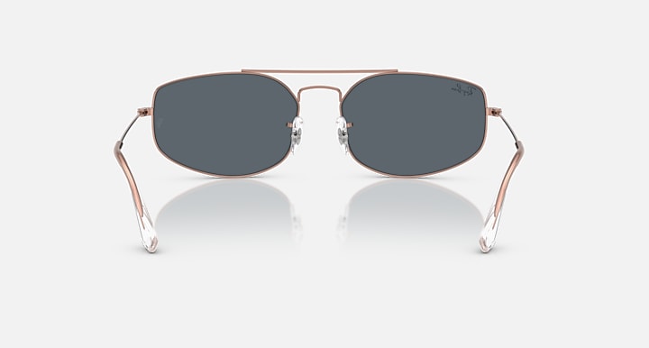 Ray-Ban EXPLORER V Copper with Blue Solid Color lenses - Back
