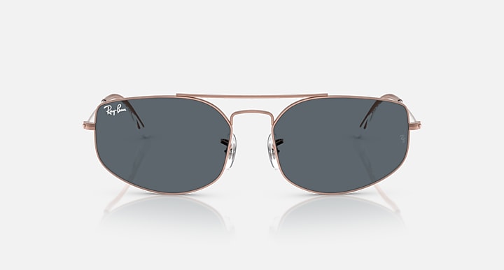 Ray-Ban EXPLORER V Copper with Blue Solid Color lenses - Front