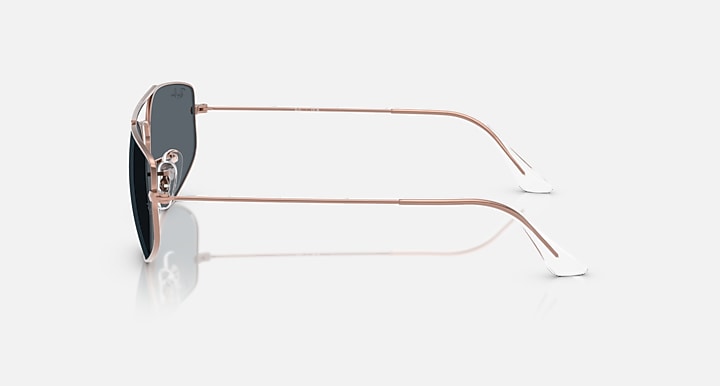 Ray-Ban EXPLORER V Copper with Blue Solid Color lenses - Lateral