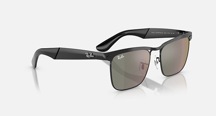 Ray-Ban WAYFARER DELUXE Black with Bronze Solid Color - Mirror lenses - Alternative