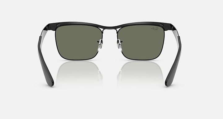 Ray-Ban WAYFARER DELUXE Black with Bronze Solid Color - Mirror lenses - Back