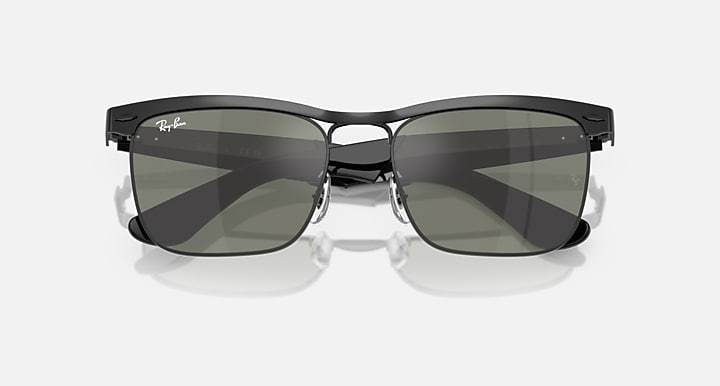Ray-Ban WAYFARER DELUXE Black with Bronze Solid Color - Mirror lenses - Closed Front