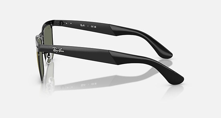 Ray-Ban WAYFARER DELUXE Black with Bronze Solid Color - Mirror lenses - Lateral
