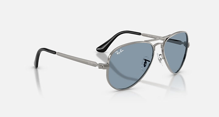 Ray-Ban AVIATOR MAX SUMMER CAPSULE Gunmetal with Blue Solid Color lenses - Alternative