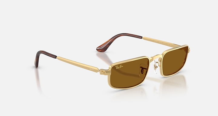 Ray-Ban RB3927 BY A$AP ROCKY Arista Gold with Brown Solid Color lenses - Alternative