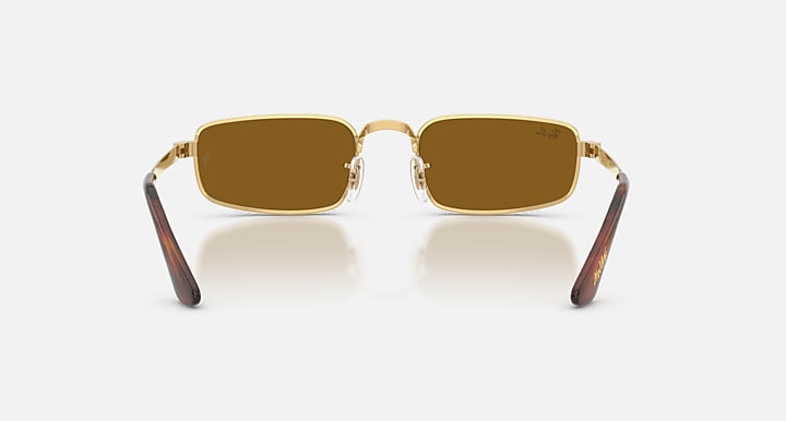 Ray-Ban RB3927 BY A$AP ROCKY Arista Gold with Brown Solid Color lenses - Back