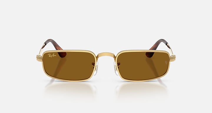 Ray-Ban RB3927 BY A$AP ROCKY Arista Gold with Brown Solid Color lenses - Front