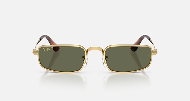 Ray-Ban RB3927 BY A$AP ROCKY Arista Gold with Green Polarized Solid Color lenses - Front
