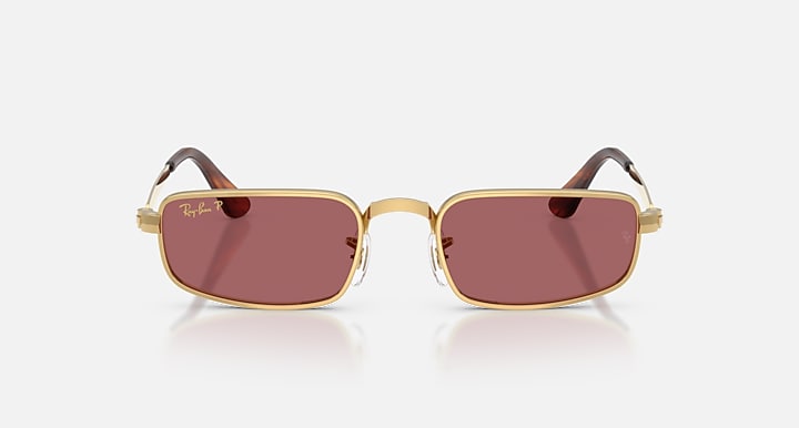 Ray-Ban RB3927 BY A$AP ROCKY Arista Gold with Purple Polarized Solid Color lenses - Front