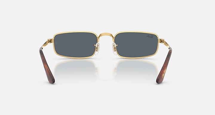 Ray-Ban RB3927 BY A$AP ROCKY Arista Gold with Blue Solid Color lenses - Back