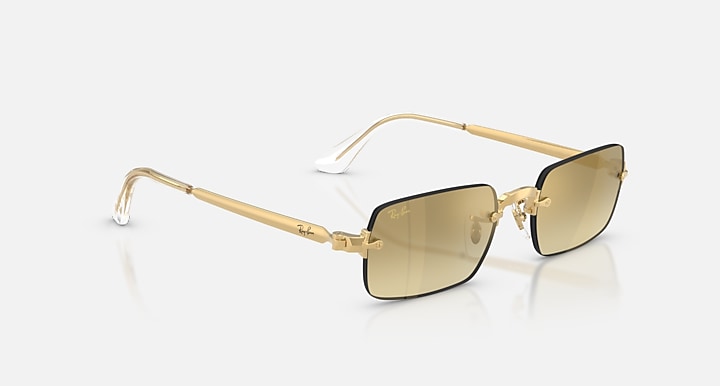 Ray-Ban RB3928 BY A$AP ROCKY Arista Gold with Gradient - Mirror Gradient lenses - Alternative