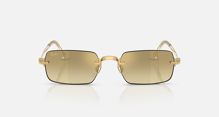 Ray-Ban RB3928 BY A$AP ROCKY Arista Gold with Gradient - Mirror Gradient lenses - Front