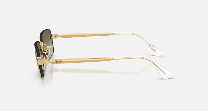Ray-Ban RB3928 BY A$AP ROCKY Arista Gold with Gradient - Mirror Gradient lenses - Lateral