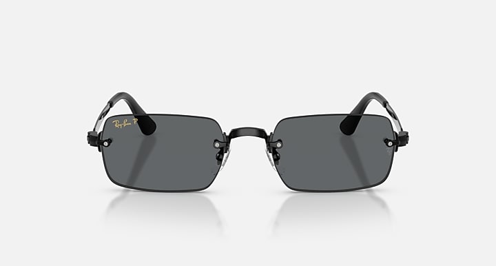 Ray-Ban RB3928 BY A$AP ROCKY Black with Dark Grey Polarized Solid Color lenses - Front