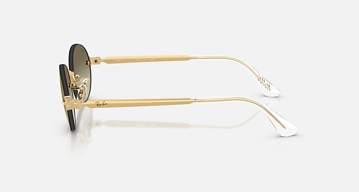 Ray-Ban RB3929 BY A$AP ROCKY Arista Gold with Gradient - Mirror Gradient lenses - Lateral