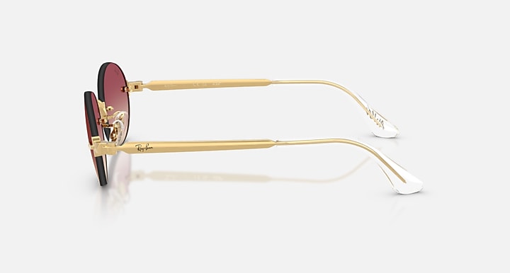 Ray-Ban RB3929 BY A$AP ROCKY Arista Gold with Clear Gradient Dark Violet Gradient - Mirror lenses - Lateral