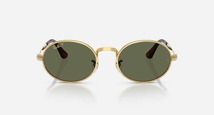 Ray-Ban RB3931 BY A$AP ROCKY Arista Gold with Polarized Green Solid Color lenses - Front