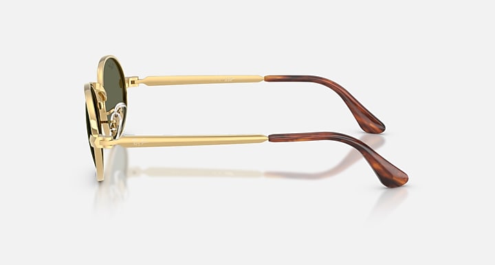 Ray-Ban RB3931 BY A$AP ROCKY Arista Gold with Polarized Green Solid Color lenses - Lateral