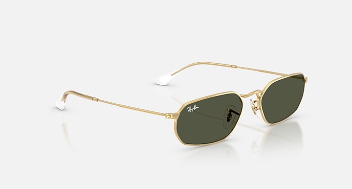 Ray-Ban RB3947 Arista Gold with Green Solid Color lenses - Alternative