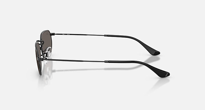 Ray-Ban RB3947 Black with Dark Grey Solid Color lenses - Lateral