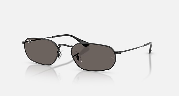 Ray-Ban RB3947 Black with Dark Grey Solid Color lenses - Quarter