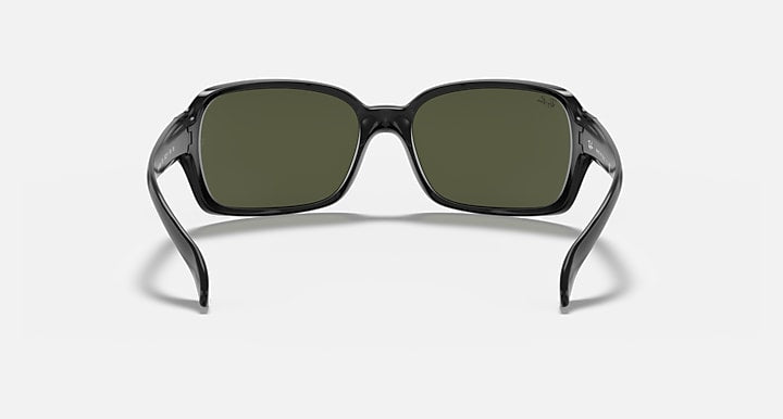 Ray-Ban RB4068 Black with G-15 Green Solid Color lenses - Back