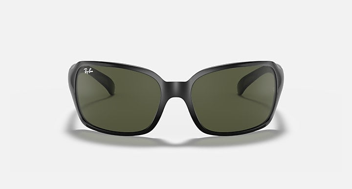 Ray-Ban RB4068 Black with G-15 Green Solid Color lenses - Front