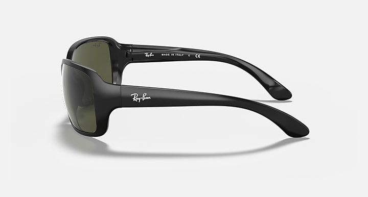 Ray-Ban RB4068 Black with G-15 Green Solid Color lenses - Lateral