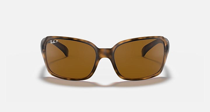 Ray-Ban RB4068 Havana with Brown Polarized Solid Color lenses - Front