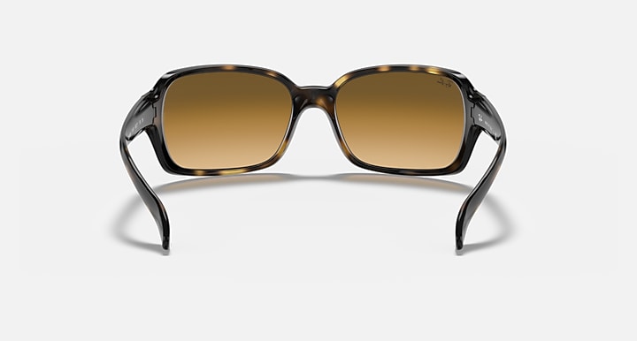 Ray-Ban RB4068 Light Havana with Light Brown Gradient Gradient lenses - Back