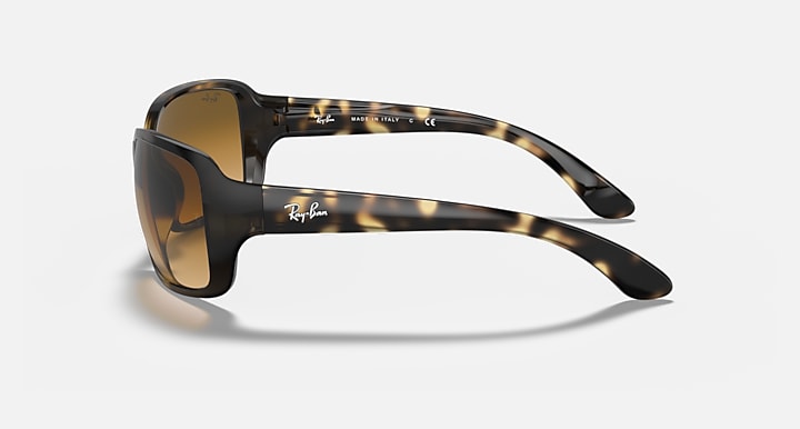 Ray-Ban RB4068 Light Havana with Light Brown Gradient Gradient lenses - Lateral
