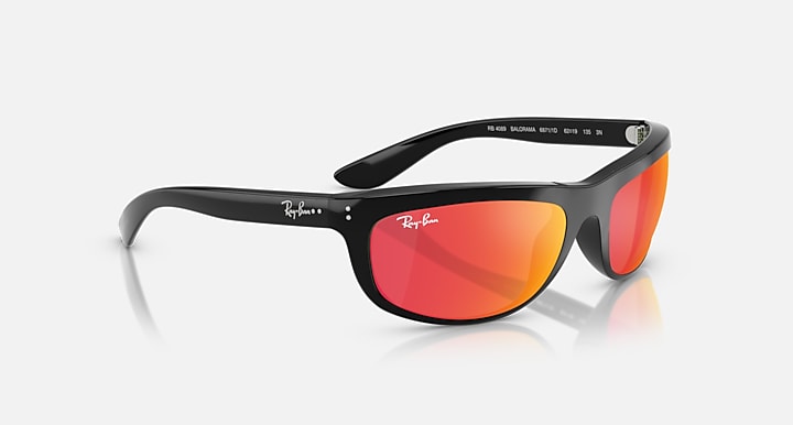 Ray-Ban RAY-BAN STAR WARS™ – DARTH VADER BALORAMA Black with Yellow Mirror Red Solid Color - Mirror lenses - Alternative
