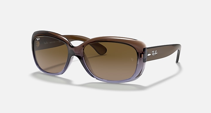 Ray-Ban JACKIE OHH Brown with Brown Gradient Gradient lenses - Quarter