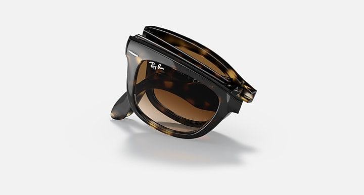Ray-Ban WAYFARER FOLDING CLASSIC Light Havana with Light Brown Gradient Gradient lenses - Folding