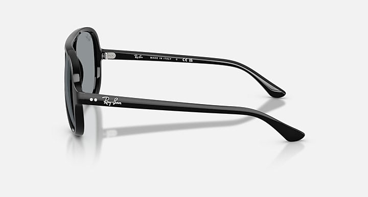 Ray-Ban CATS 5000 CLASSIC SUMMER CAPSULE Black with Grey Solid Color lenses - Lateral
