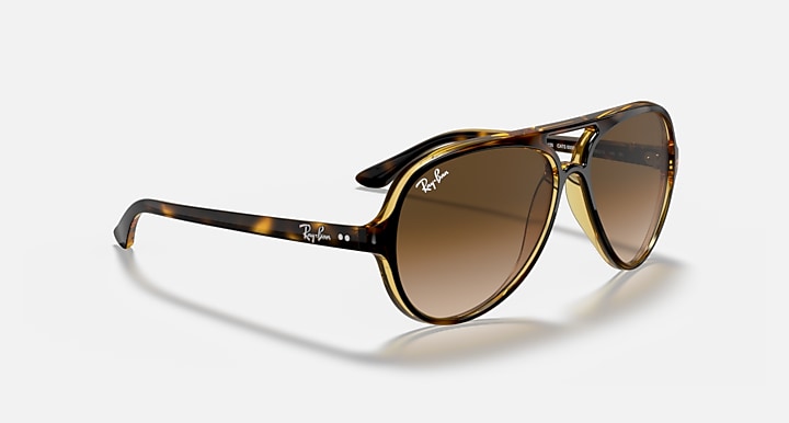 Ray-Ban CATS 5000 CLASSIC Light Havana with Light Brown Gradient Gradient lenses - Alternative