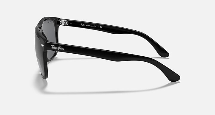 Ray-Ban BOYFRIEND Black with Grey Solid Color lenses - Lateral