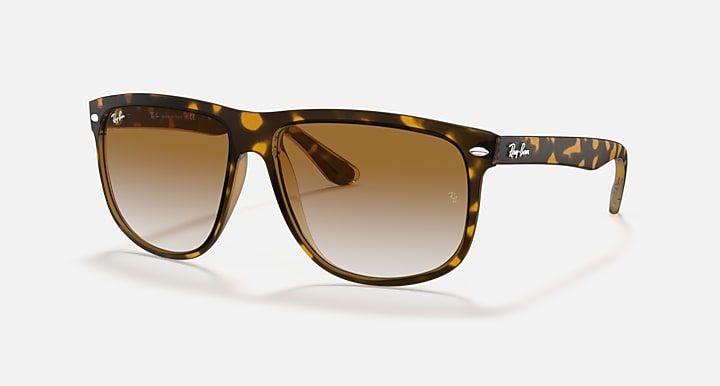 Ray-Ban BOYFRIEND Light Havana with Light Brown Gradient Gradient lenses - Quarter