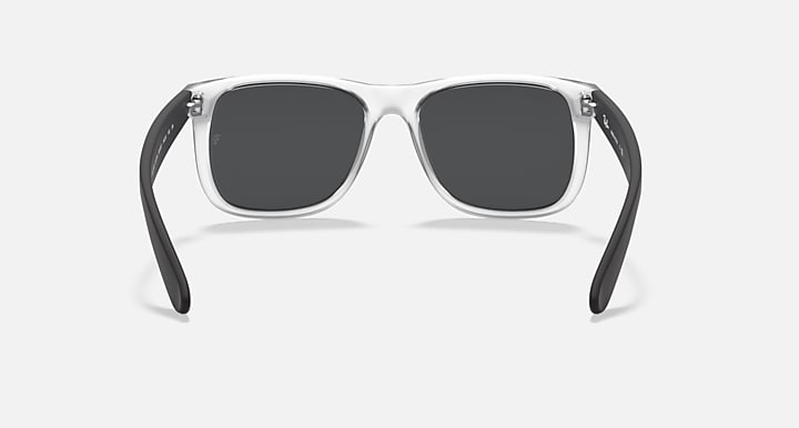 Ray-Ban JUSTIN COLOR MIX Transparent with Grey Solid Color lenses - Back