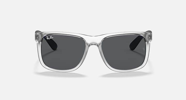 Ray-Ban JUSTIN COLOR MIX Transparent with Grey Solid Color lenses - Front