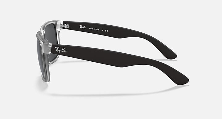 Ray-Ban JUSTIN COLOR MIX Transparent with Grey Solid Color lenses - Lateral