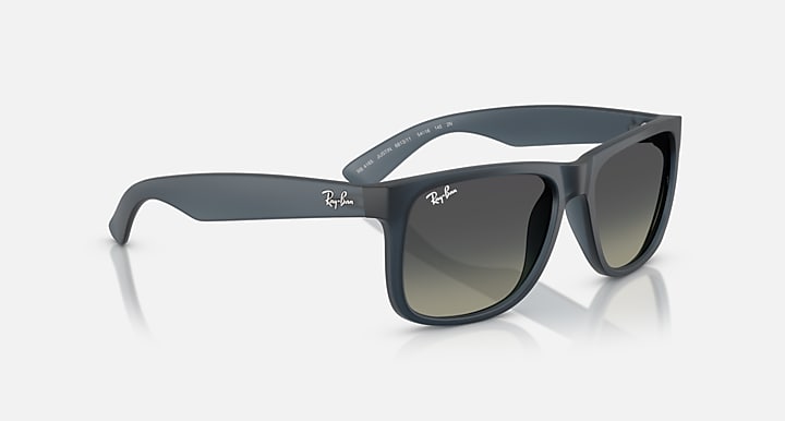 Ray-Ban JUSTIN CLASSIC Rubber Blue with Gradient Grey Gradient lenses - Alternative