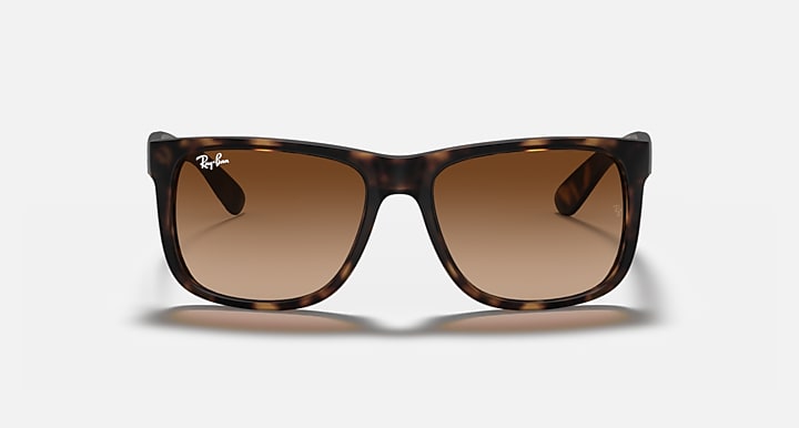 Ray-Ban JUSTIN CLASSIC Havana with Dark Brown Gradient lenses - Front