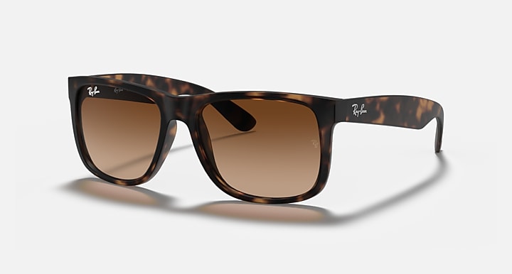 Ray-Ban JUSTIN CLASSIC Havana with Dark Brown Gradient lenses - Quarter