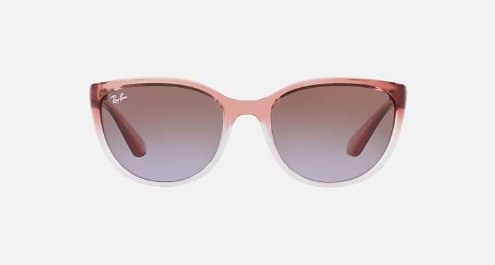 Ray-Ban RB4167 Light Brown with Brown/Violet Gradient lenses - Front