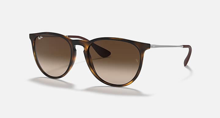 Ray-Ban ERIKA CLASSIC Havana; Gunmetal with Brown Gradient Gradient lenses - Quarter