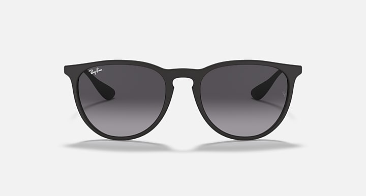 Ray-Ban ERIKA CLASSIC Rubber Black; Black with Grey Gradient Gradient lenses - Front