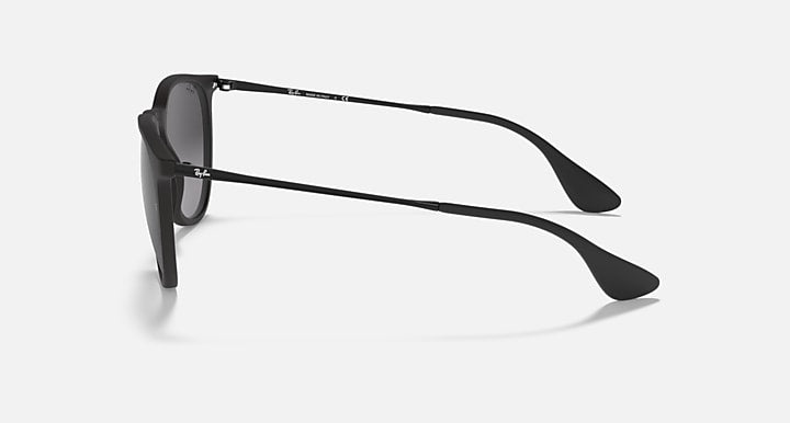 Ray-Ban ERIKA CLASSIC Rubber Black; Black with Grey Gradient Gradient lenses - Lateral