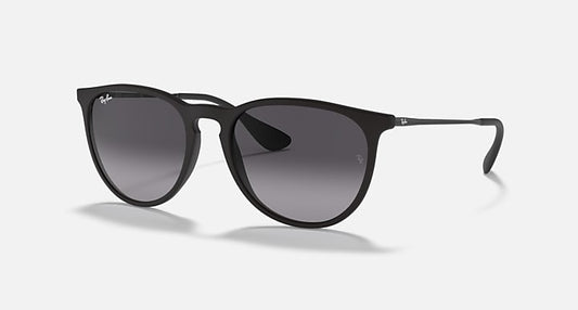 Ray-Ban ERIKA CLASSIC Rubber Black; Black with Grey Gradient Gradient lenses - Quarter