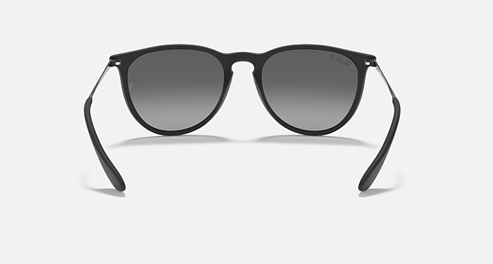 Ray-Ban ERIKA COLOR MIX Rubber Black; Black with Grey Polarized Gradient lenses - Back